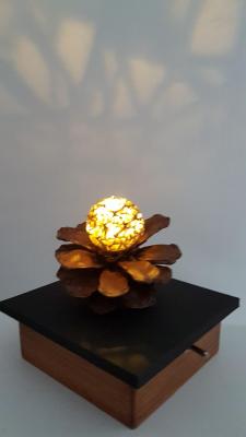 Deco lumineuse fleur de pinea